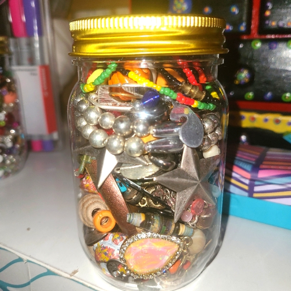 Jar of Junky Jewels